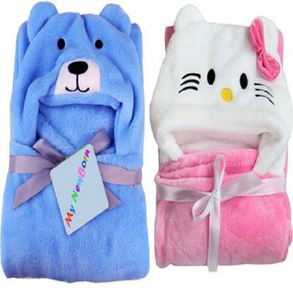 Cute Baby Blanket Newborn Baby Wrap Swaddling Animals Blanket