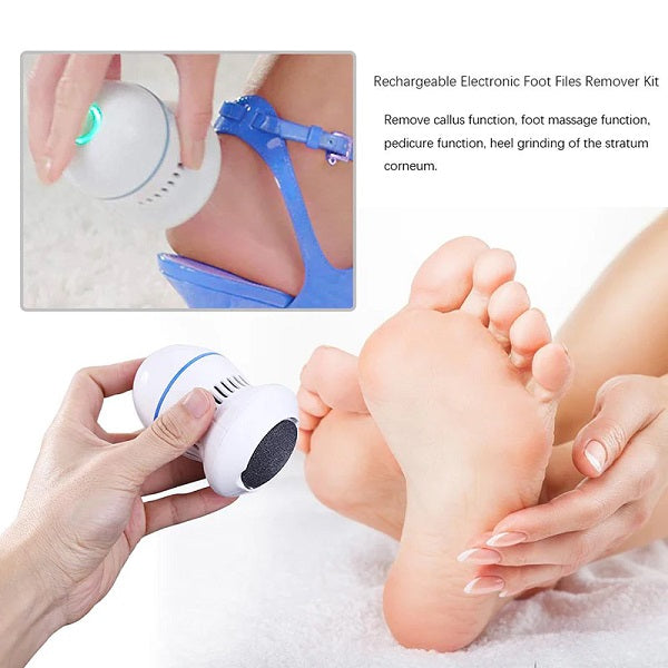 100% Original Electric Foot Grinder Callus Remover Foot Pedicure Rechargeable