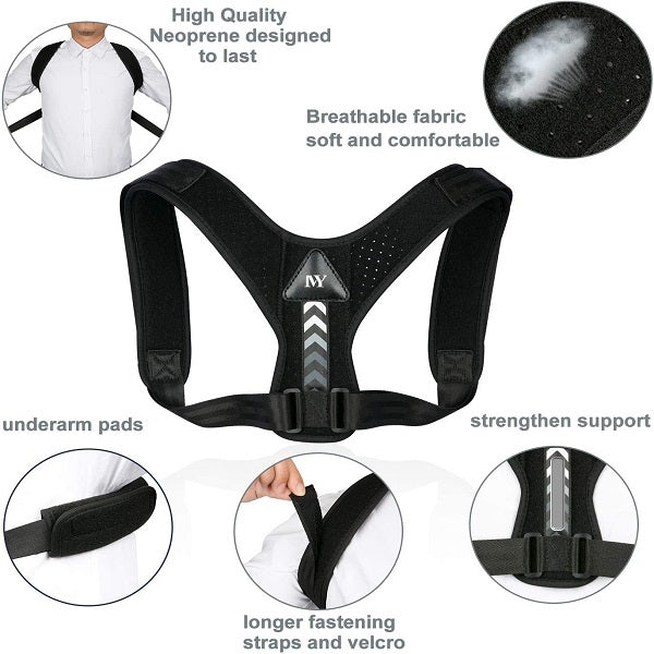 Body Posture Corrector Belt & Shoulder Support Relief