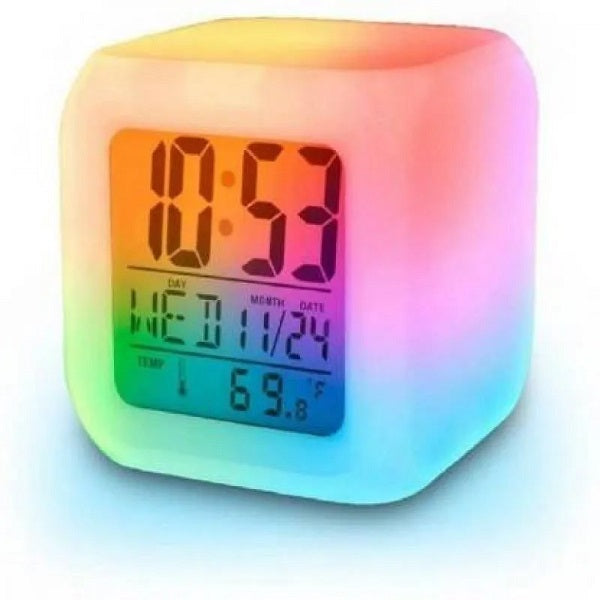 Colorful Dice Table Alarm Clock