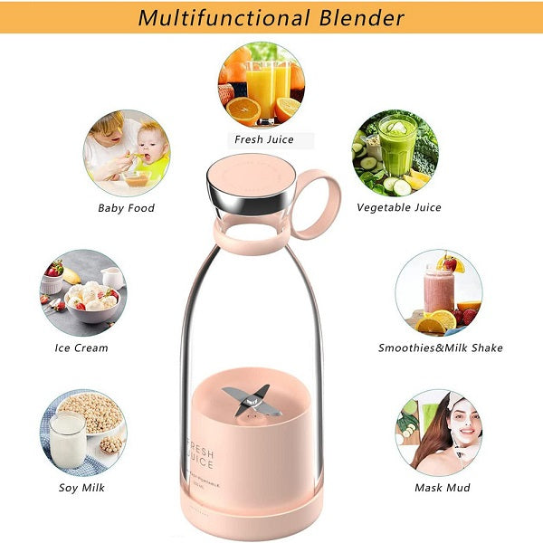 Wireless USB Rechargeable Portable Juicer for Home