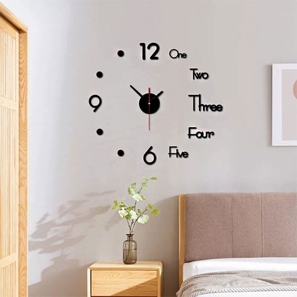 DIY Modern Wall Clock 3D