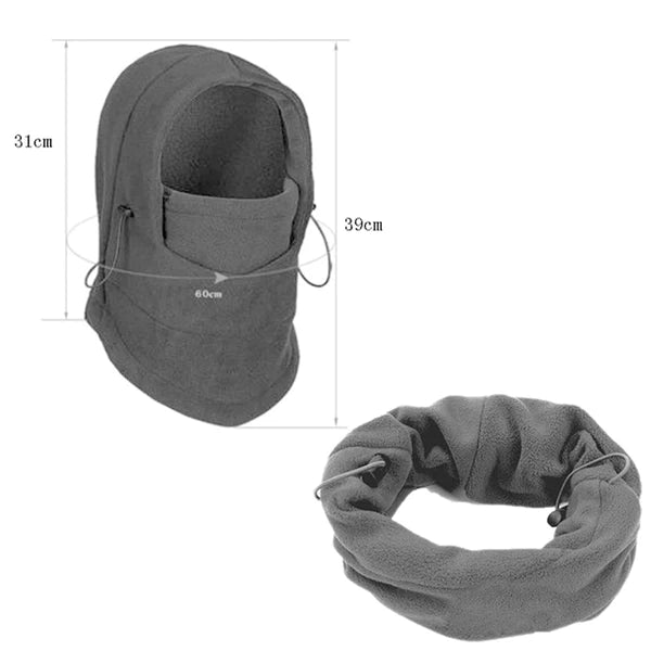 Winter Thermal Outdoor Fleece Motorcycle Windproof Cap